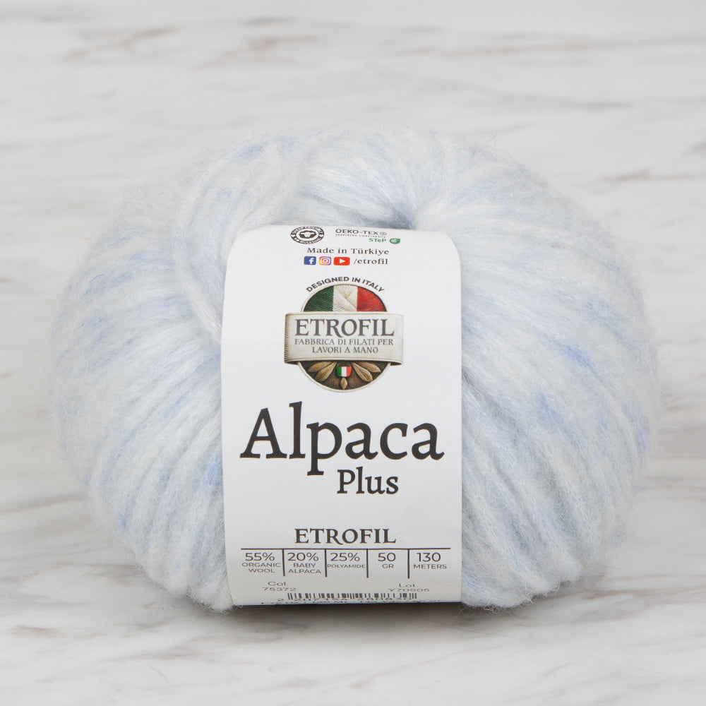 Etrofil Alpaca Plus Açık Mavi El Örgü İpi - 75372
